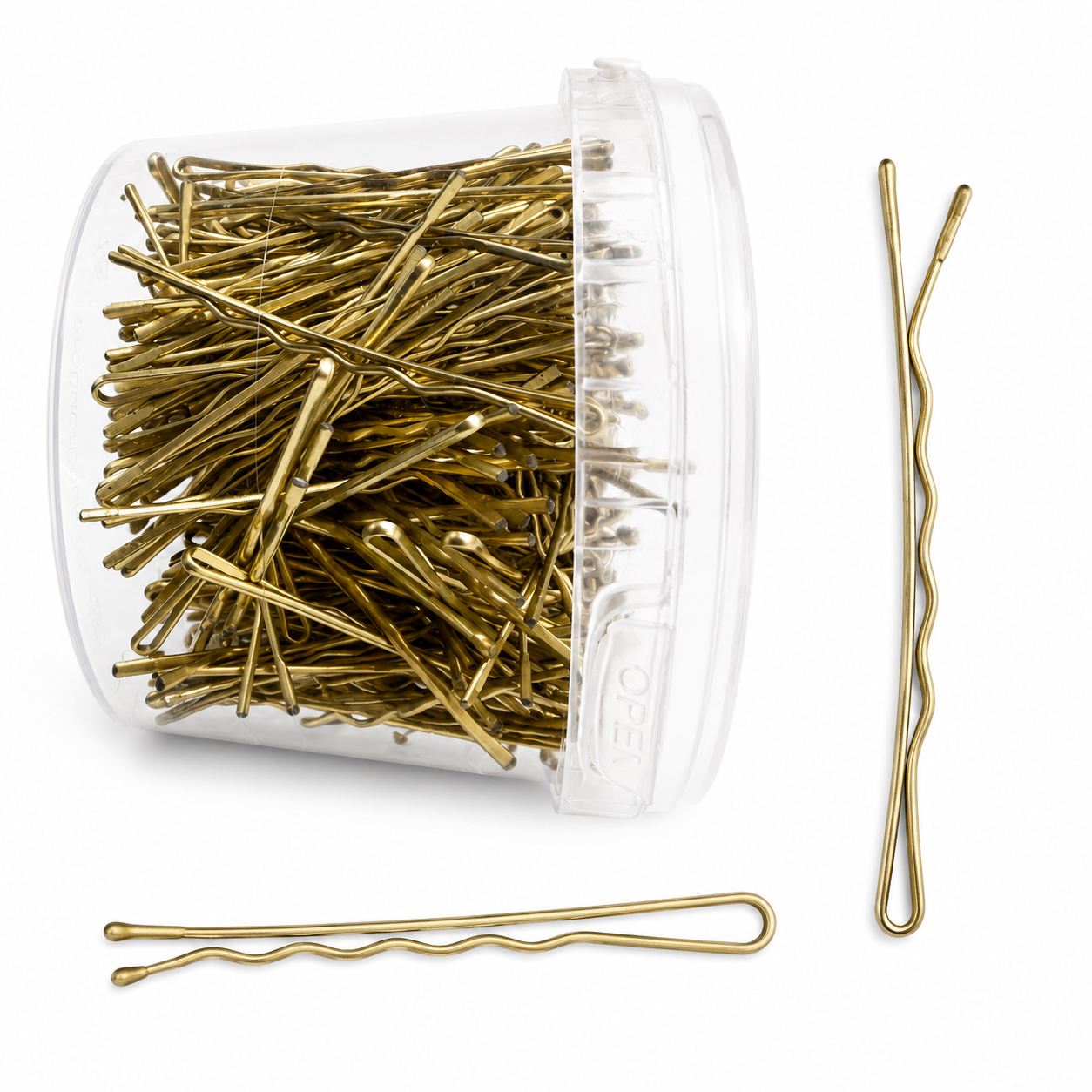 Haarklammern Schwarz & Gold 500 g – Bild 2