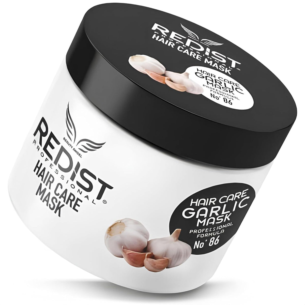 Redist Knoblauch Haarpflege Set – Shampoo 1000 ml + Haarmaske 475 ml + Two Phase Conditioner Milk & Honey 400 ml