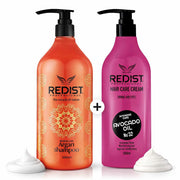 Redist Argan & Avocado Haarpflege Set – Shampoo 500 ml + Avocado Haarcreme 500 ml