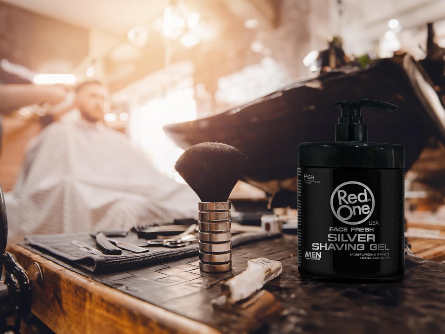 RedOne Face Fresh Shaving Gel Silver 1000 ml – Bild 3