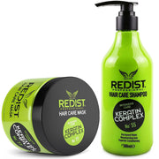 Redist Keratin Haarpflege Set – Shampoo 500 ml + Haarmaske 475 ml
