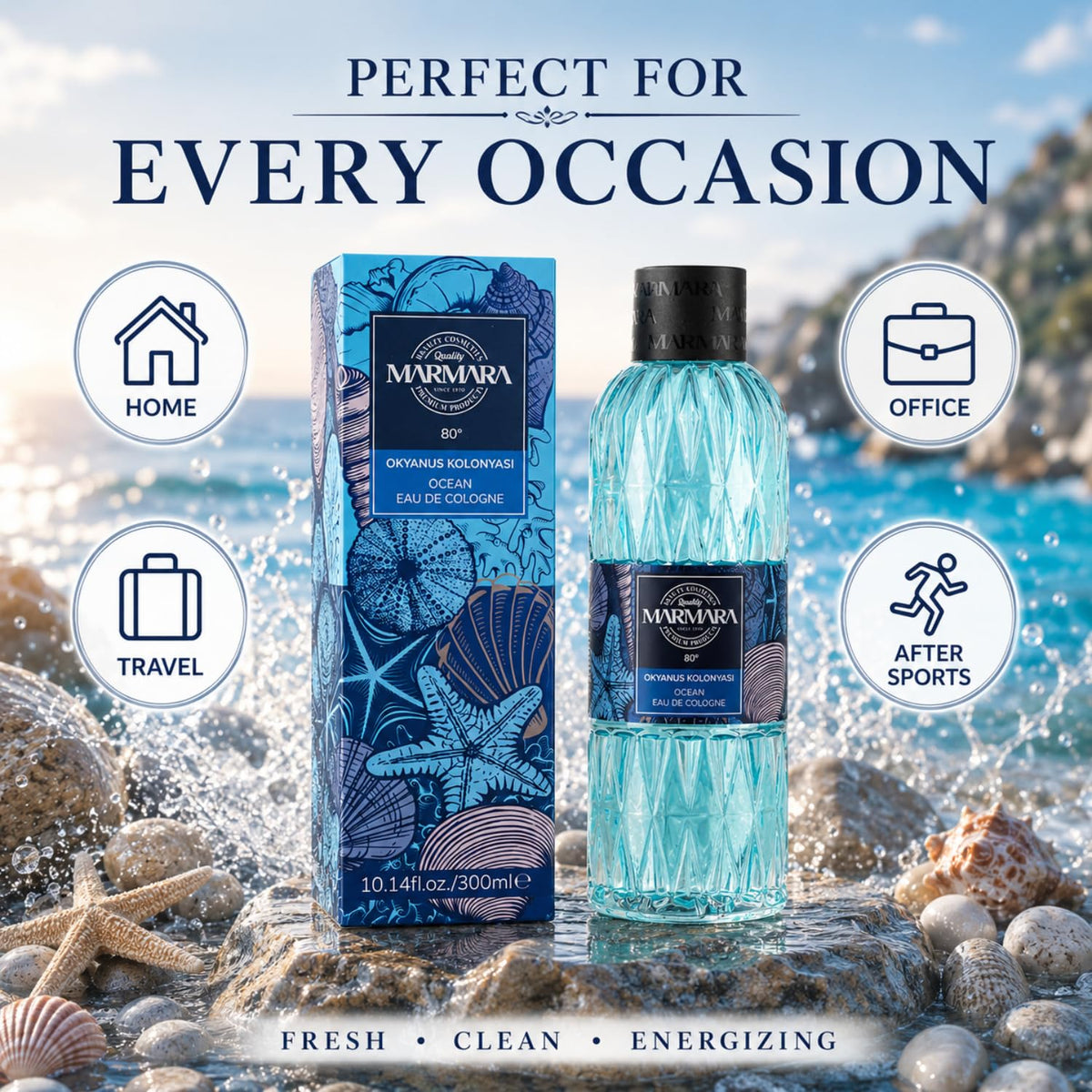 Marmara Cologne Ocean 300 ml 2er Pack