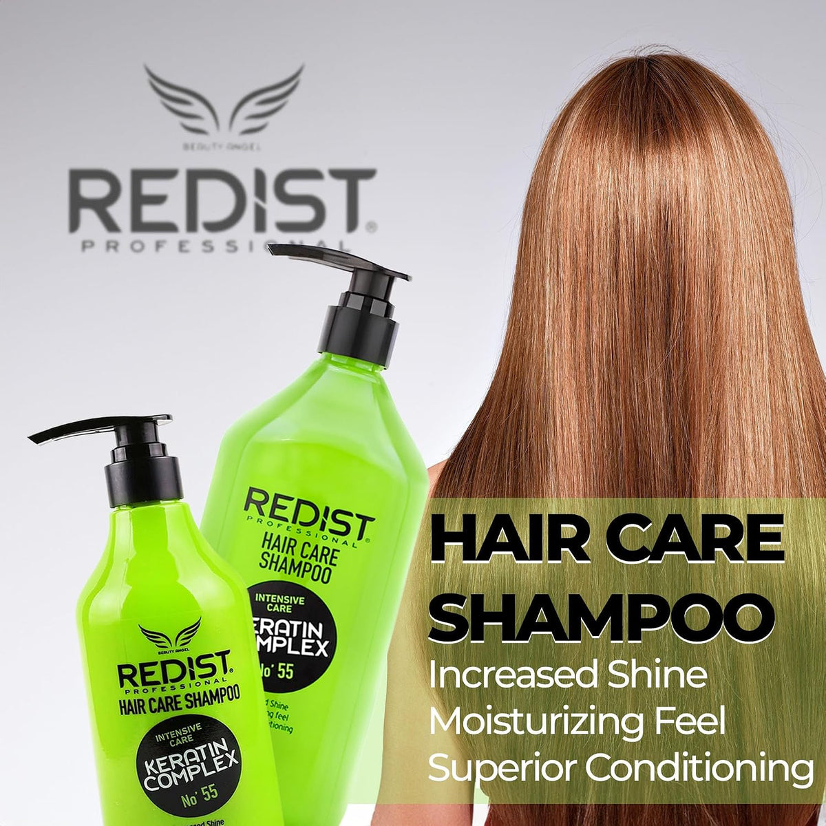 Redist Keratin Haarpflege Set – Shampoo 500 ml + Haarmaske 475 ml