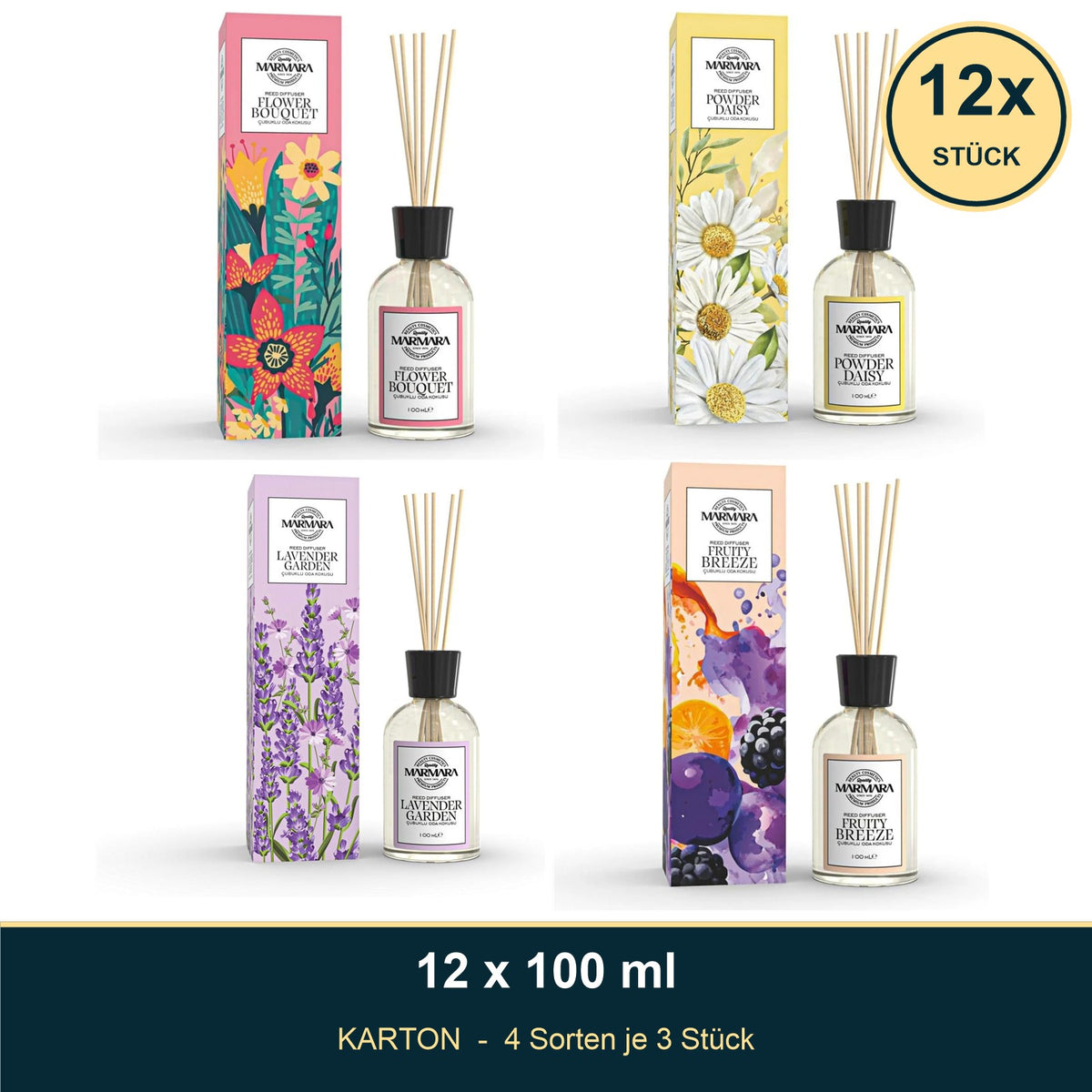Marmara Duftstäbchen Raumduft 12er Pack