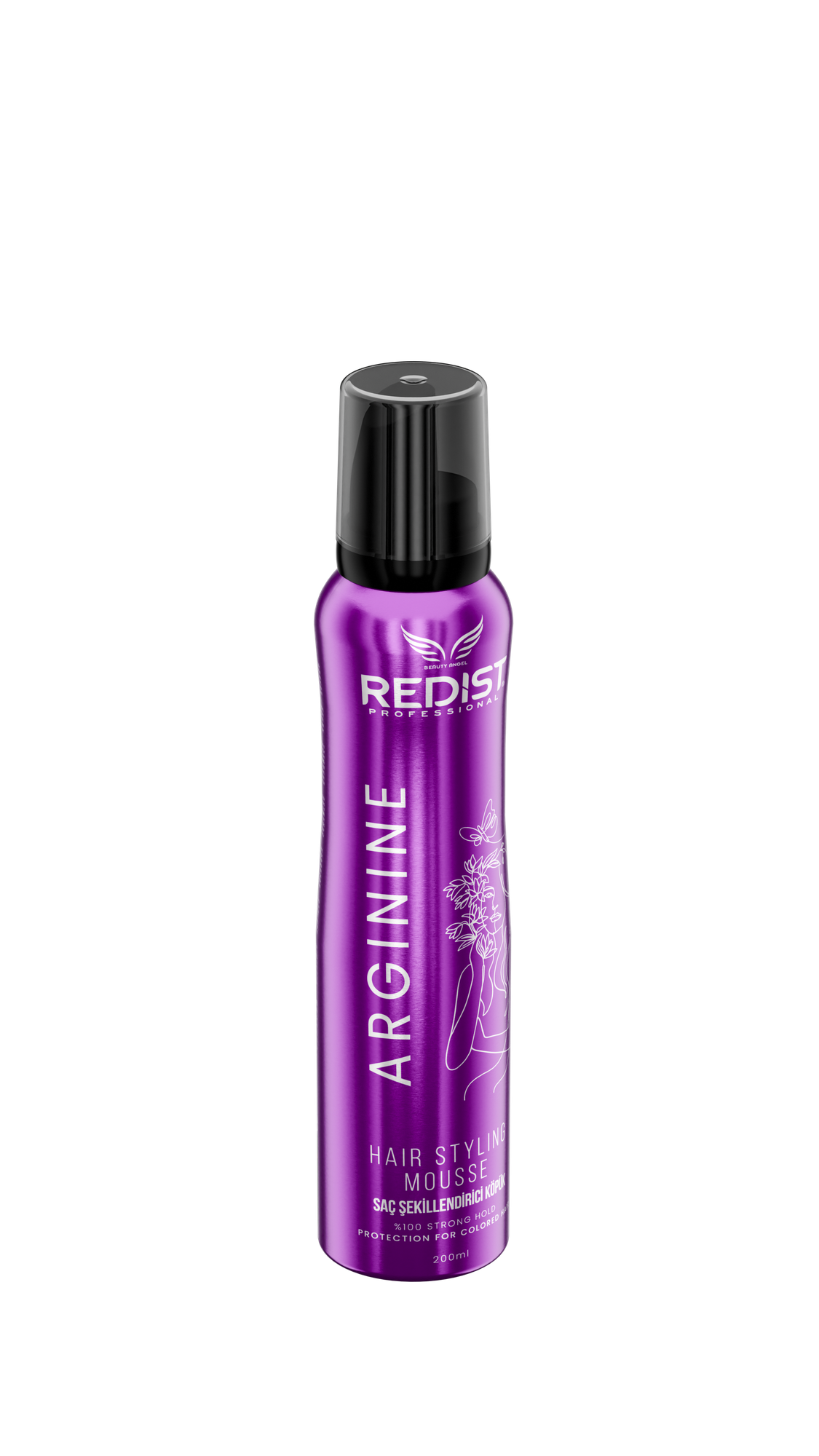 Redist Test Color Lock Hair Styling Mousse (Arginine)