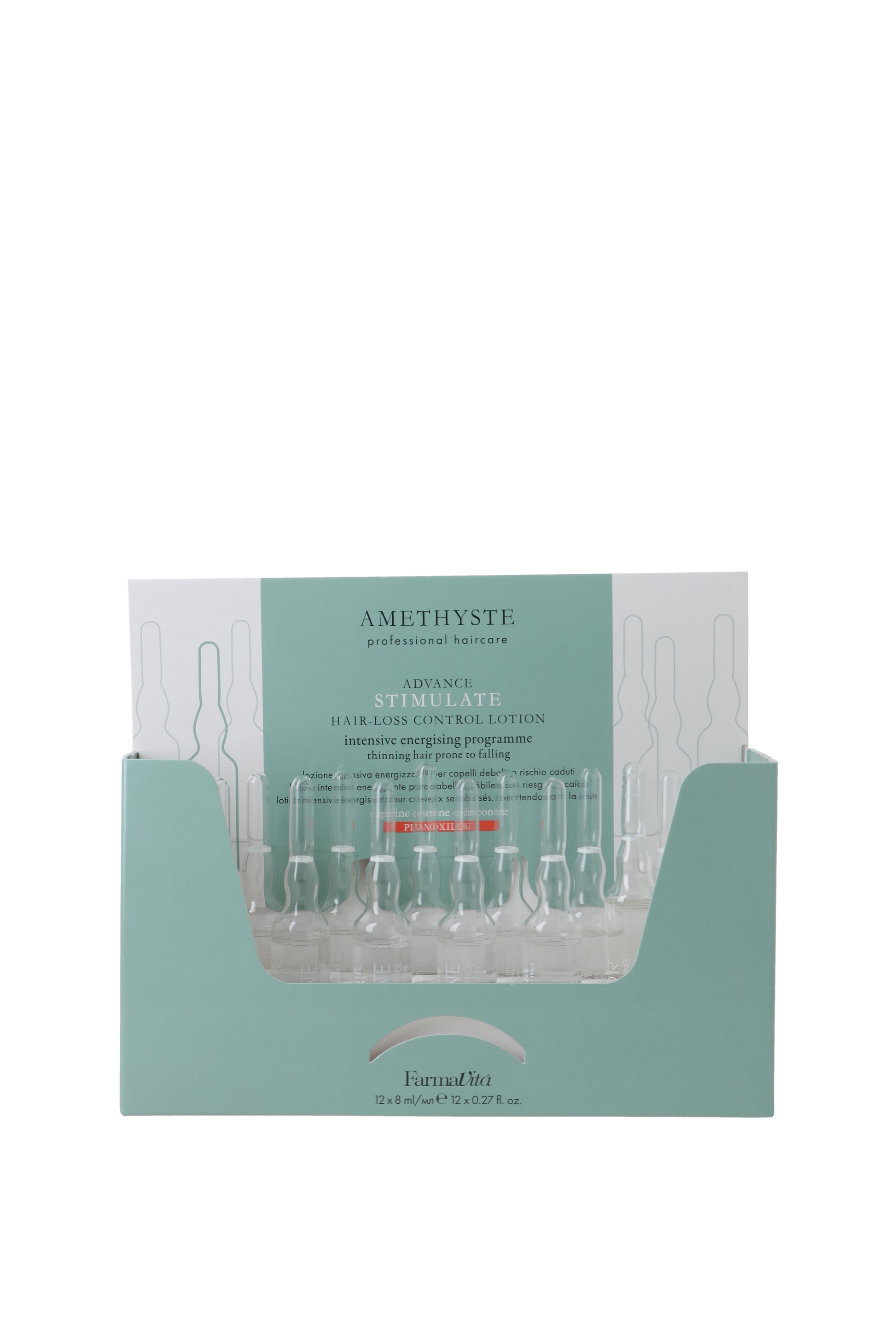 TEST Amethyste ADVANCE STIMULATE Hair-Loss Control Lotion 12x8 ml