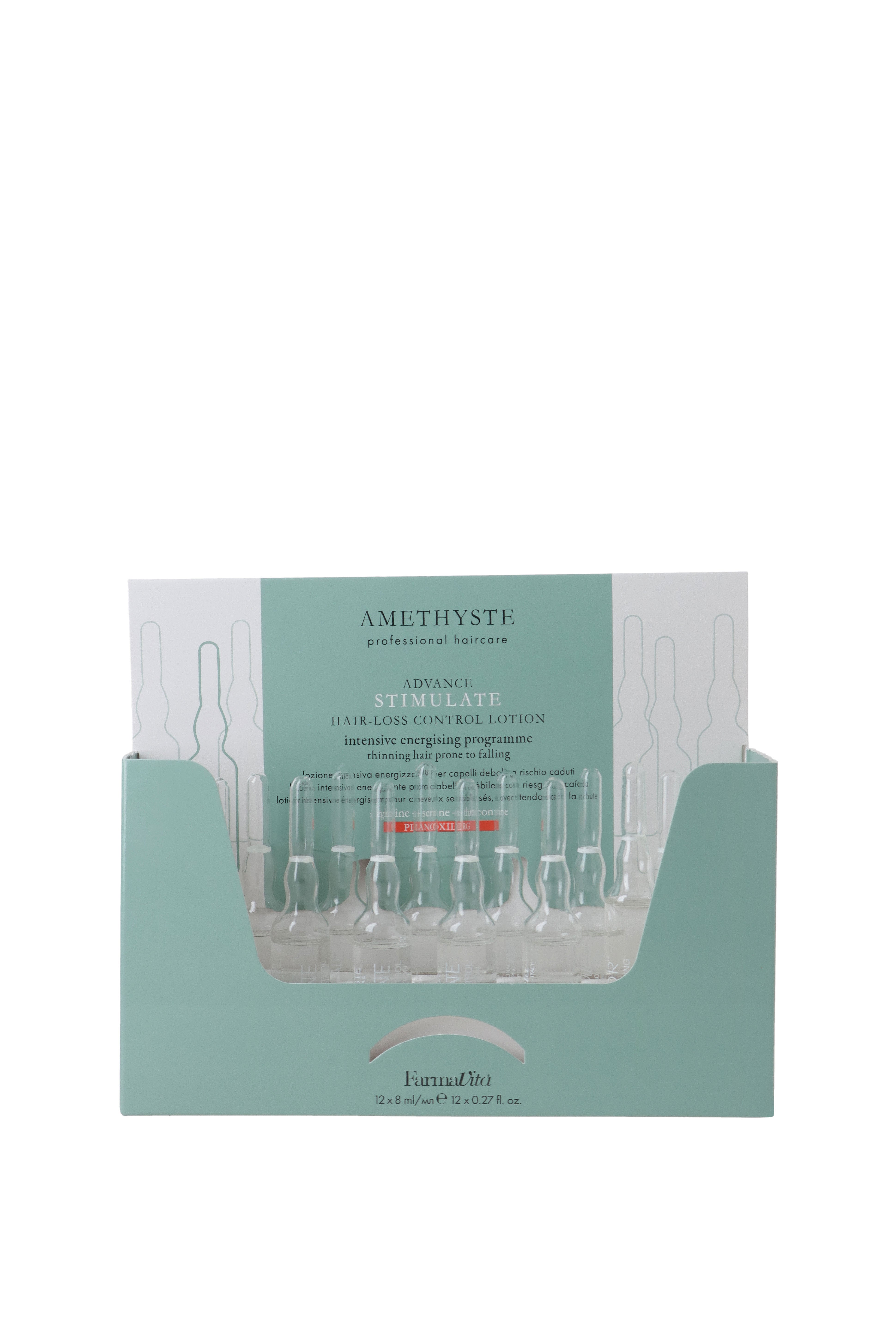 TEST Amethyste ADVANCE STIMULATE Hair-Loss Control Lotion 12x8 ml