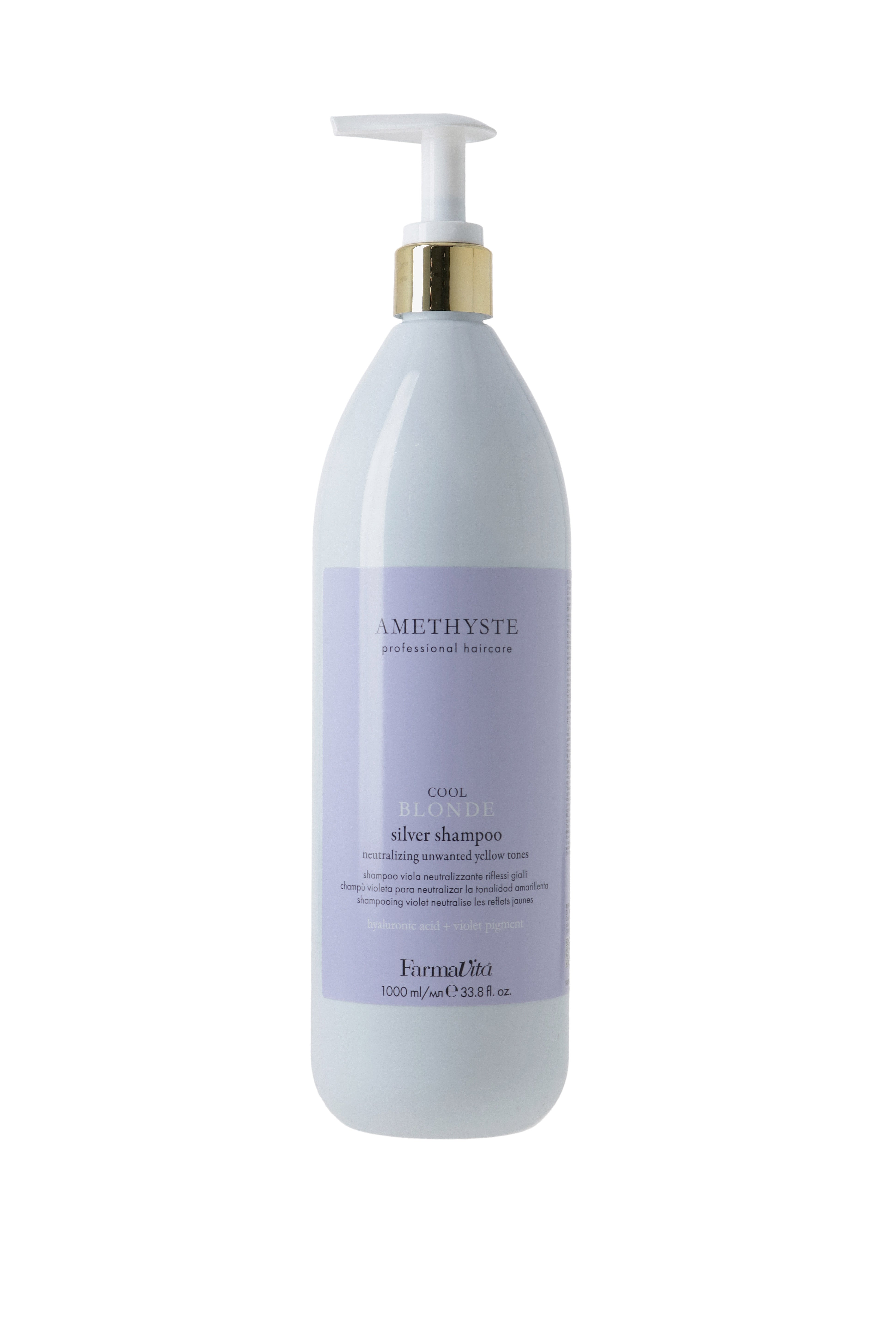 TEST Amethyste COOL BLONDE Silver Shampoo 1000 ml