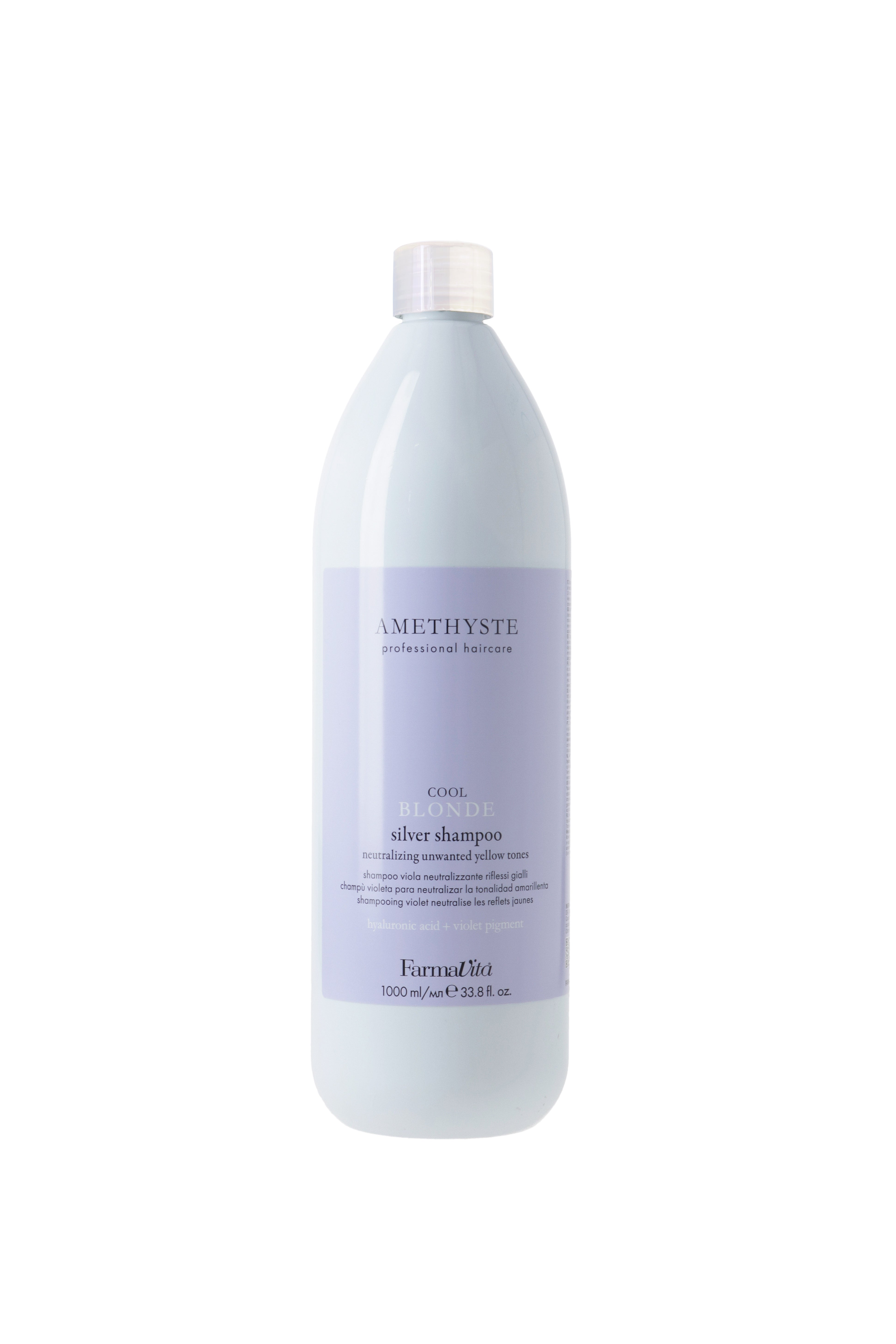 TEST Amethyste COOL BLONDE Silver Shampoo 1000 ml