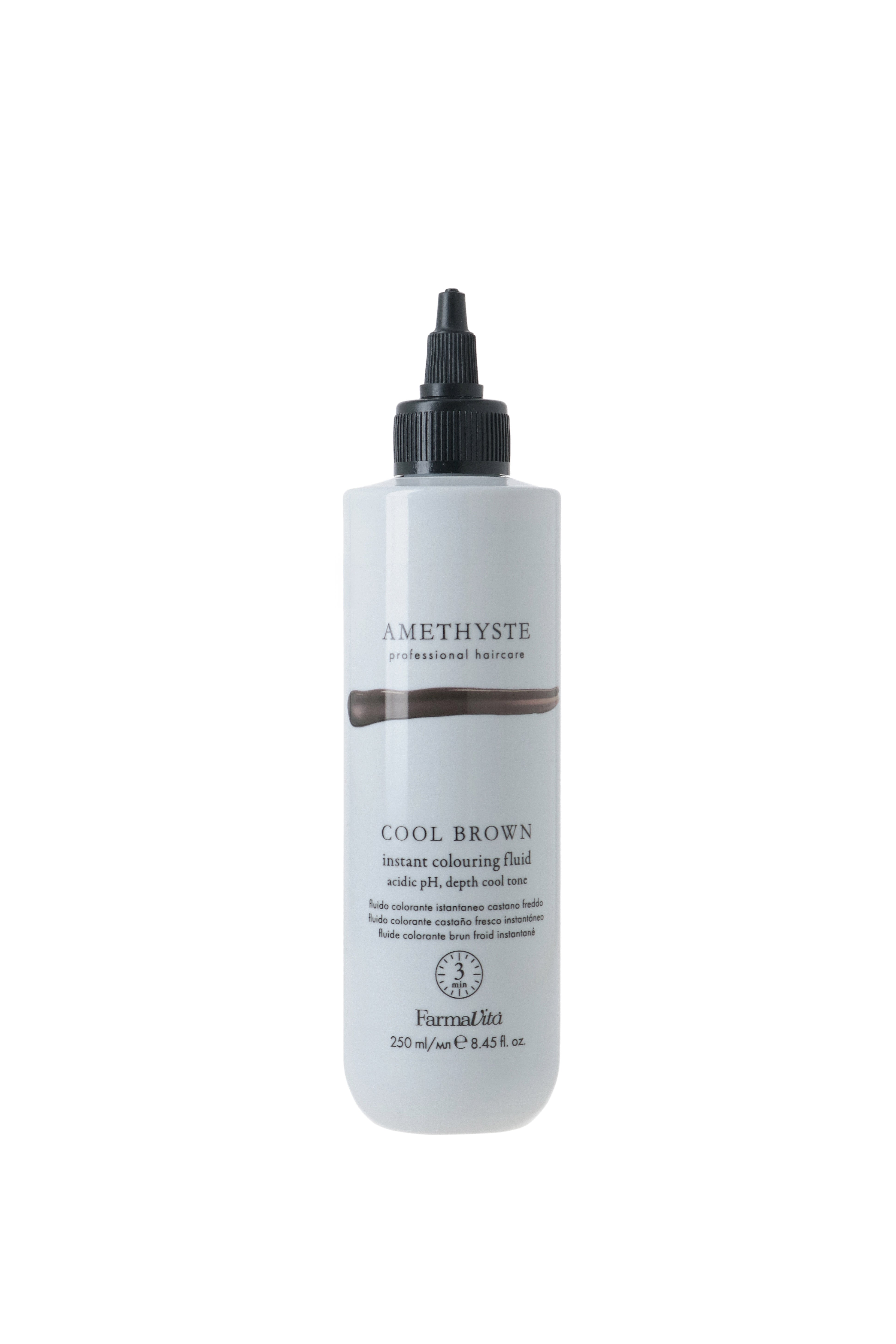 TEST Amethyste COOL BROWN Instant Colouring Fluid 250 ml