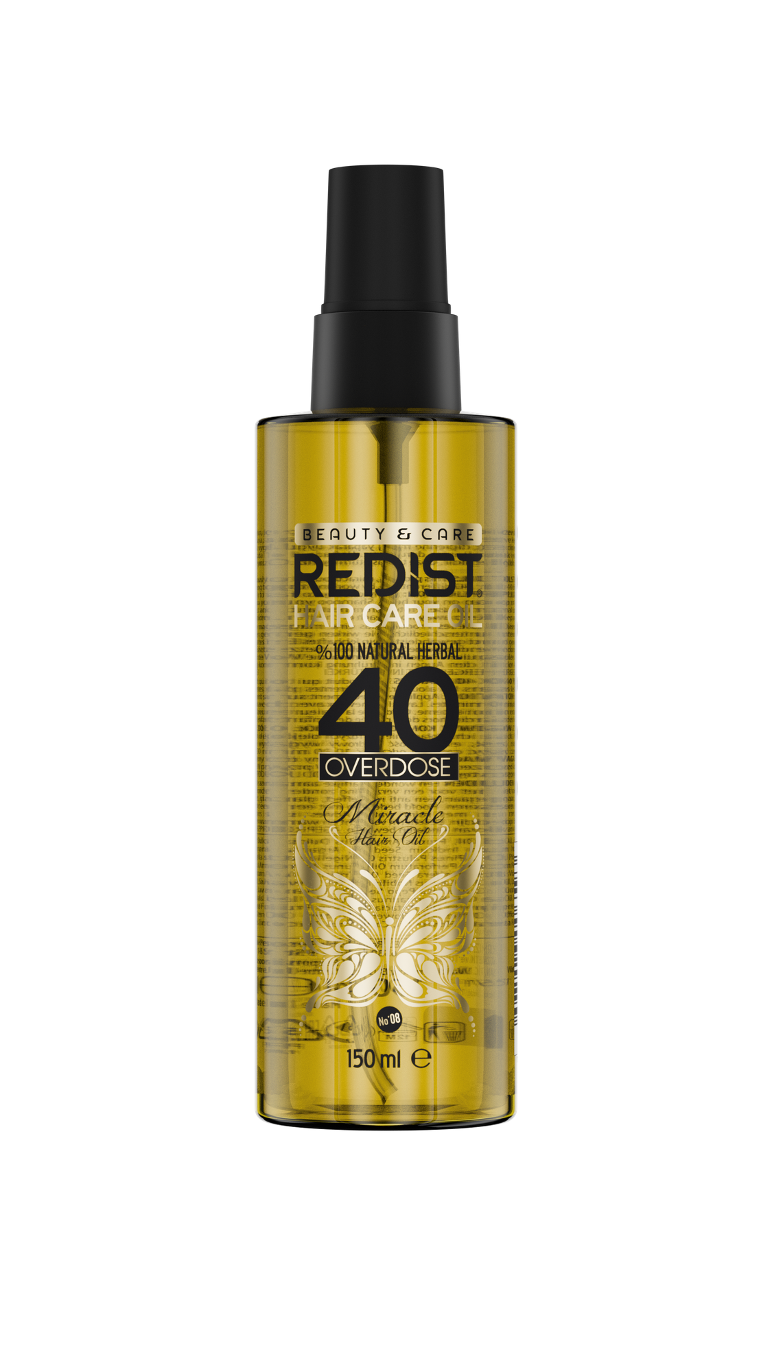 Redist Test 40 Overdose Miracle Hair Oil