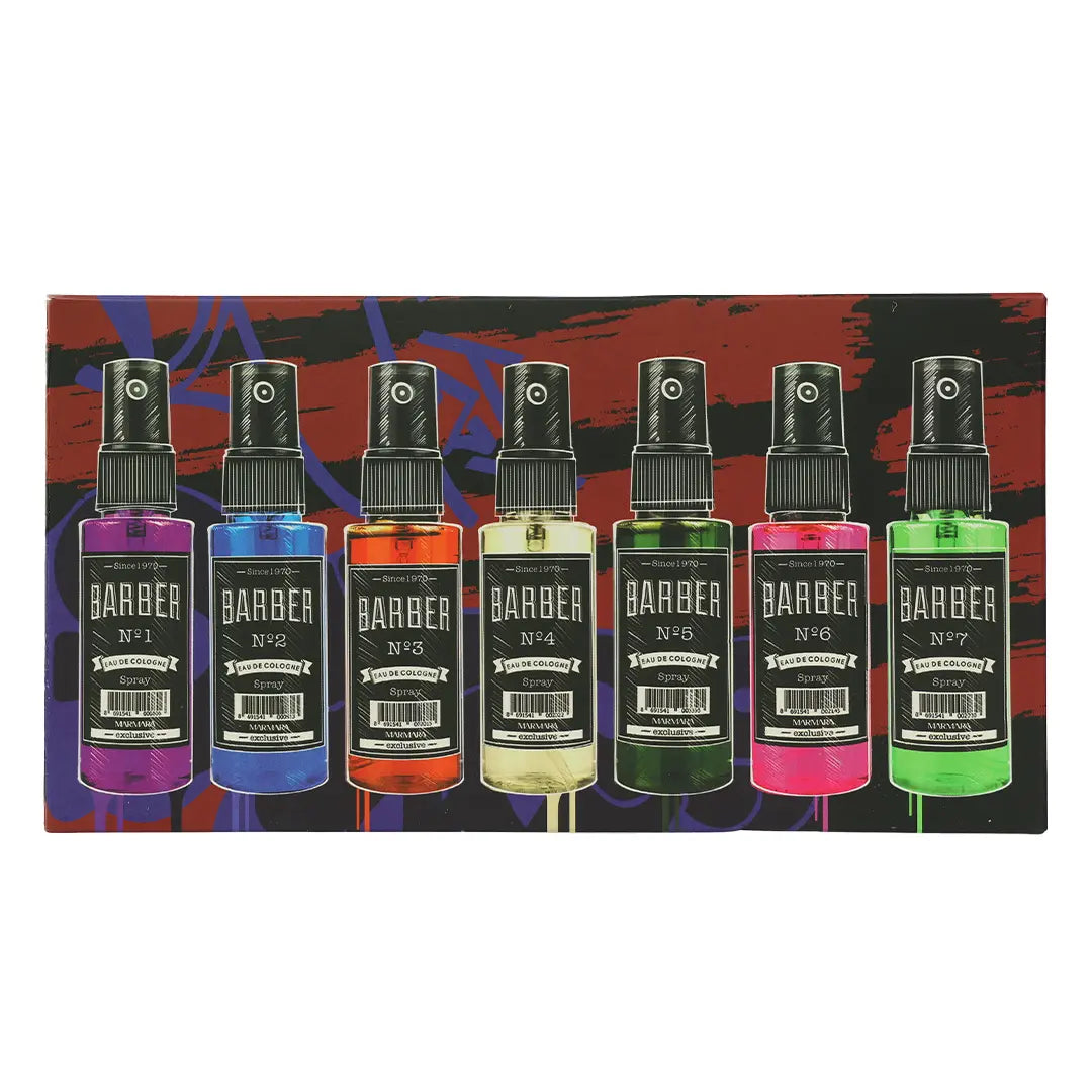 Barber Cologne 50 ml 7 Mix Set Spray 2er Pack